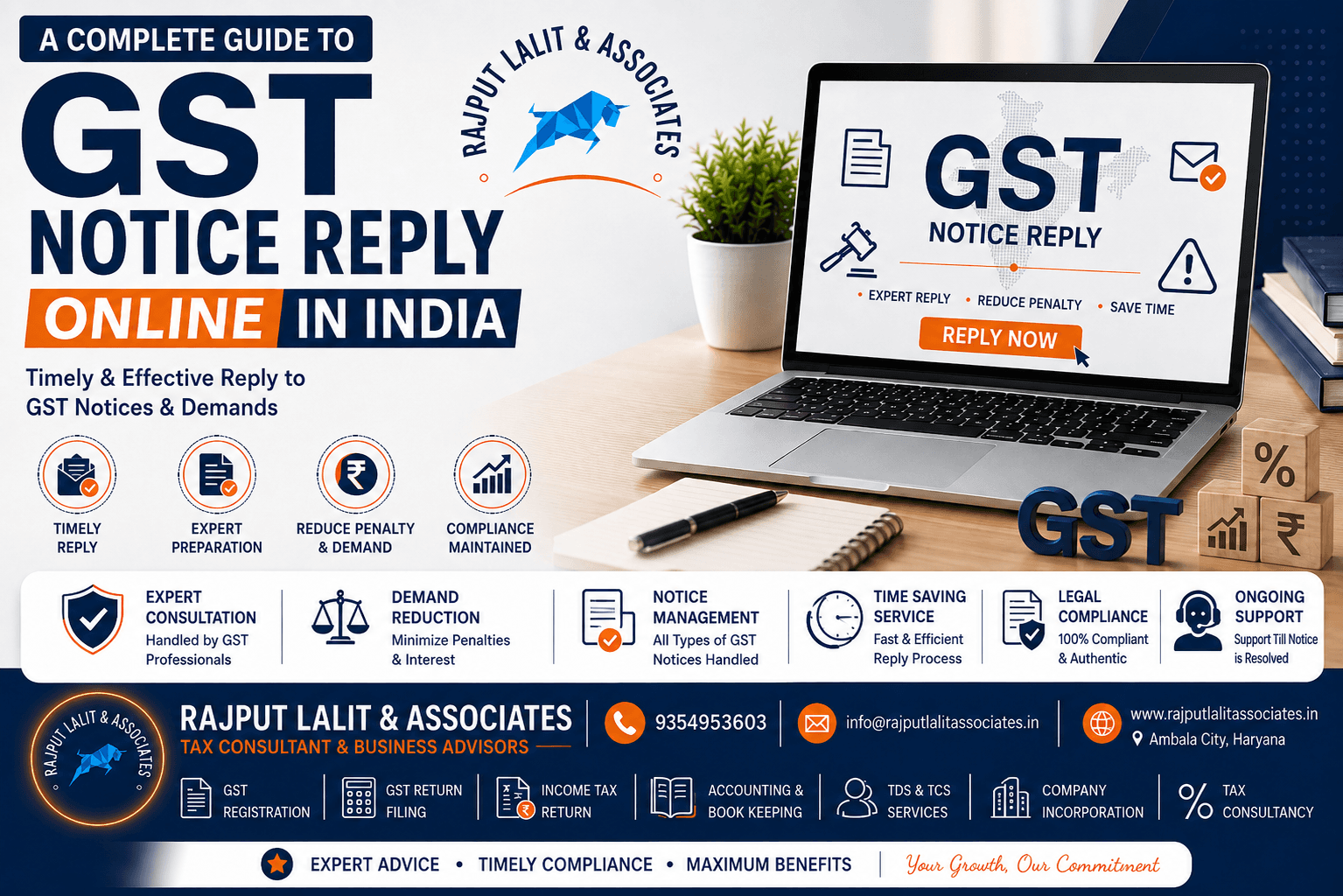 GST Notice Reply Online in India